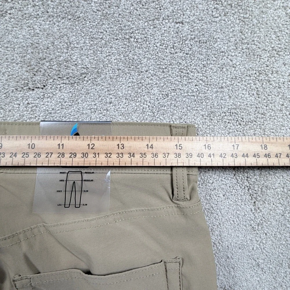 Tailor Vintage Performance Pants Mens 30x30 Khaki NEW Canaan Slim Fit Stretch